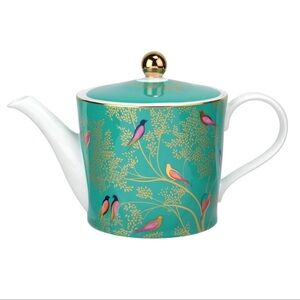 Sara Miller London Portmeirion Chelsea Fine China Teapot,‎ 2 Pint Floral Design